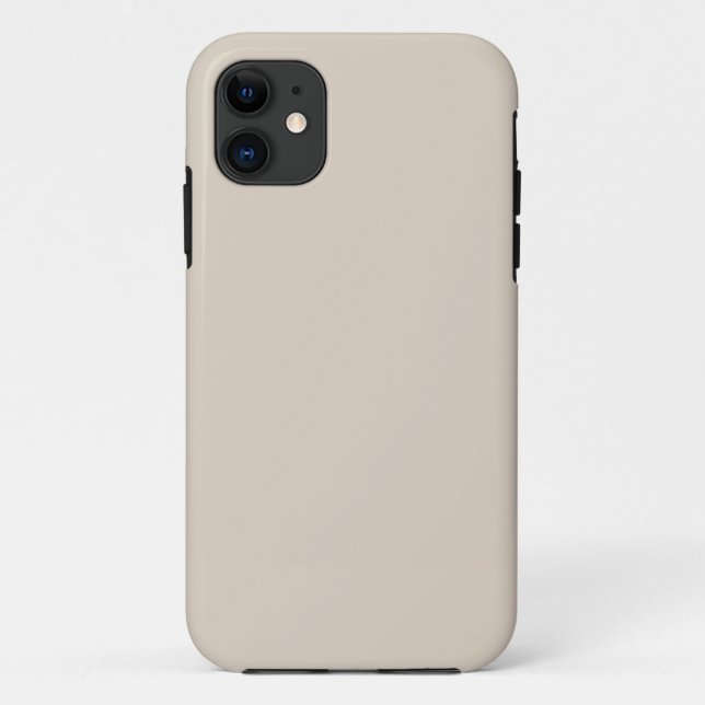 Natural Linen Solid Colour Case-Mate iPhone Case (Back)