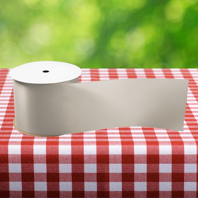 Natural Linen Solid Colour Satin Ribbon (Creator Uploaded)