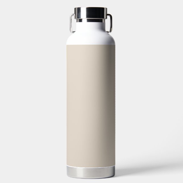 Natural Linen Solid Colour Water Bottle (Front)