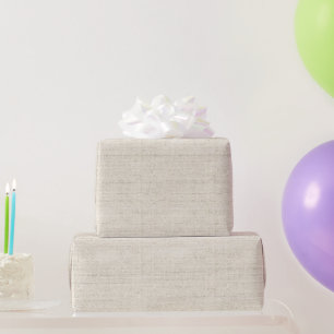 Natural Linen Tan Timeless All Purpose Wrapping Paper
