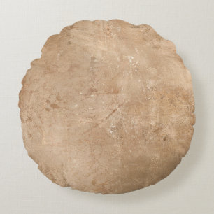 Natural Luxury Marble effect Ancient oriental draw Round Cushion