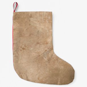Natural Luxury Marble effect Ancient oriental draw Small Christmas Stocking