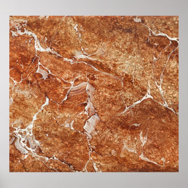 Natural Marble, Oriental Luxury Effect. Poster (Front)