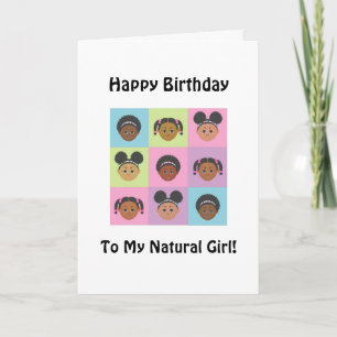 Natural Me Birthday Cards by MDillon Designs