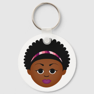 Natural Me Keychain (Afro Girl)