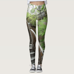 Natural neutrals of the outdoors are versatile in leggings