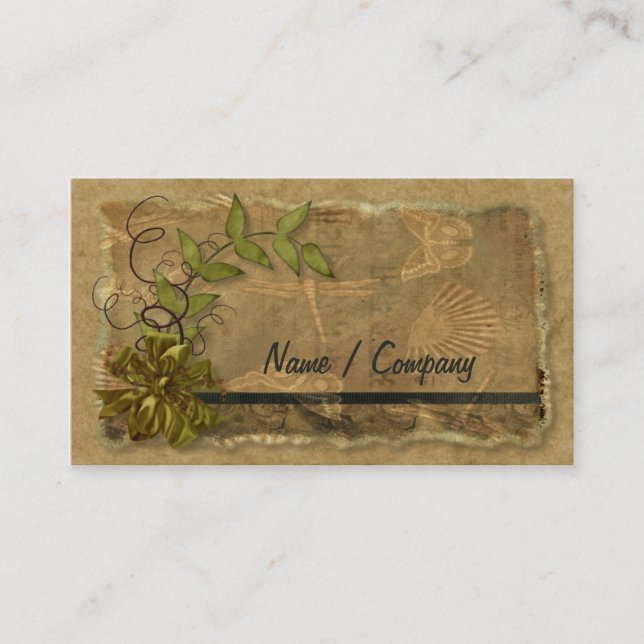 Natural Nostalgia Business Card (Front)
