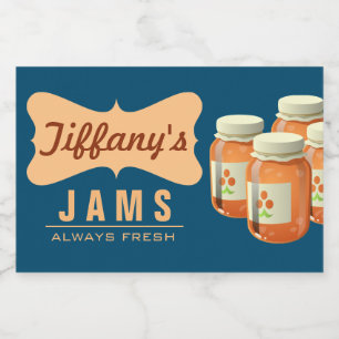 Natural Organic Orange Marmalade Handmade Jams Food Label