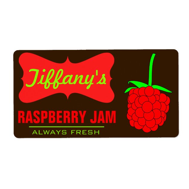Natural Organic | Raspberry Jam | Handmade Jams (Front)