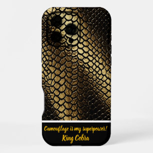 Natural patterns of snake skins in the light iPhone 16 pro max case