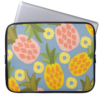 Natural Pineapple Abstract: Vintage Beauty. Laptop Sleeve