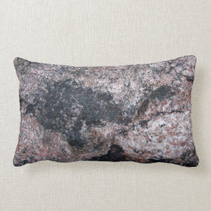 Natural Pink Rock Texture Lumbar Cushion