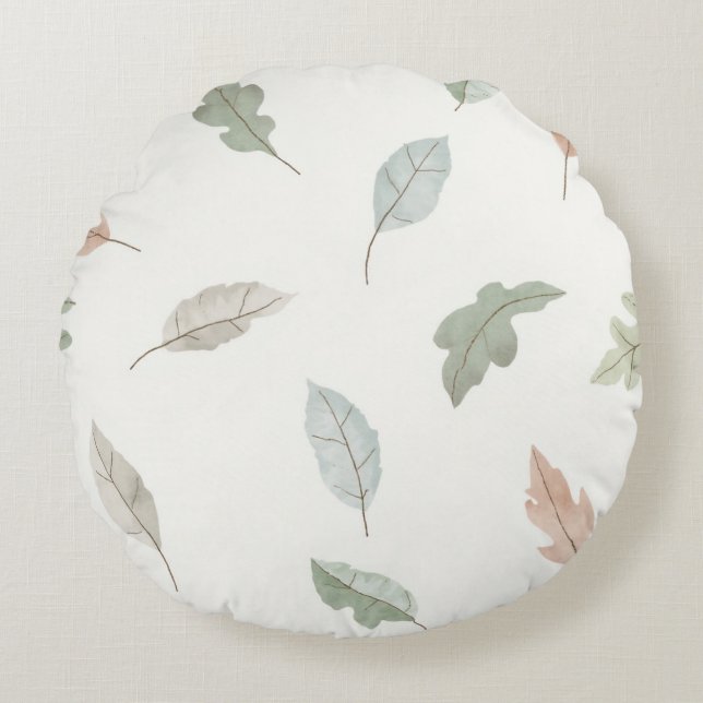 Natural plates round cushion (Front)