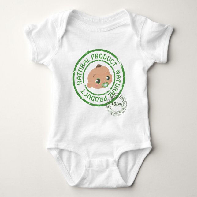 Natural Product Baby Boy (100% Organic) Clothes Baby Bodysuit (Front)