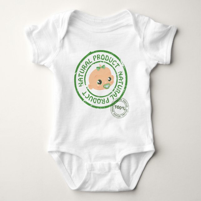 Natural Product Baby Girl (100% Organic) Clothes Baby Bodysuit (Front)
