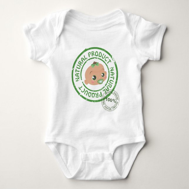 Natural Product Baby Girl (100% Organic) Clothes Bodysuit (Front)