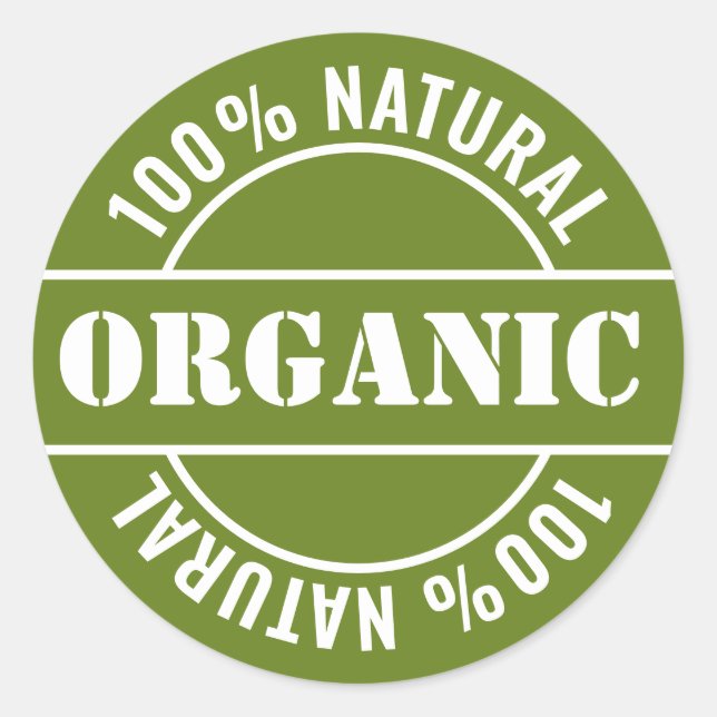 Natural Product Label Sticker (Front)