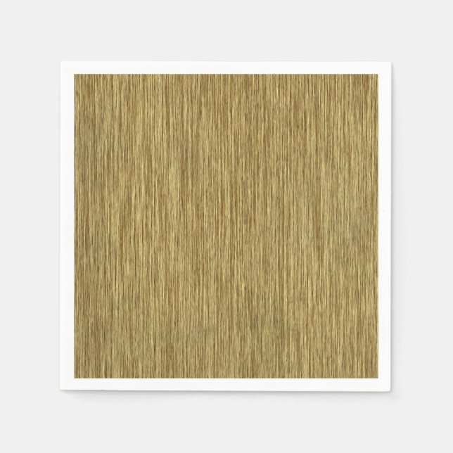 Natural Rustic Grainy Wood Background Napkin (Front)