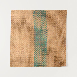 Natural sackcloth brown color textured and backgro tapestry