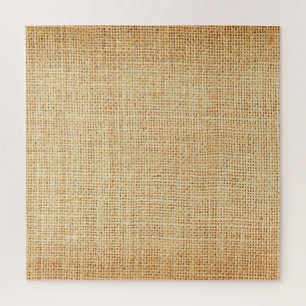 Natural sackcloth, textured background. jigsaw puzzle