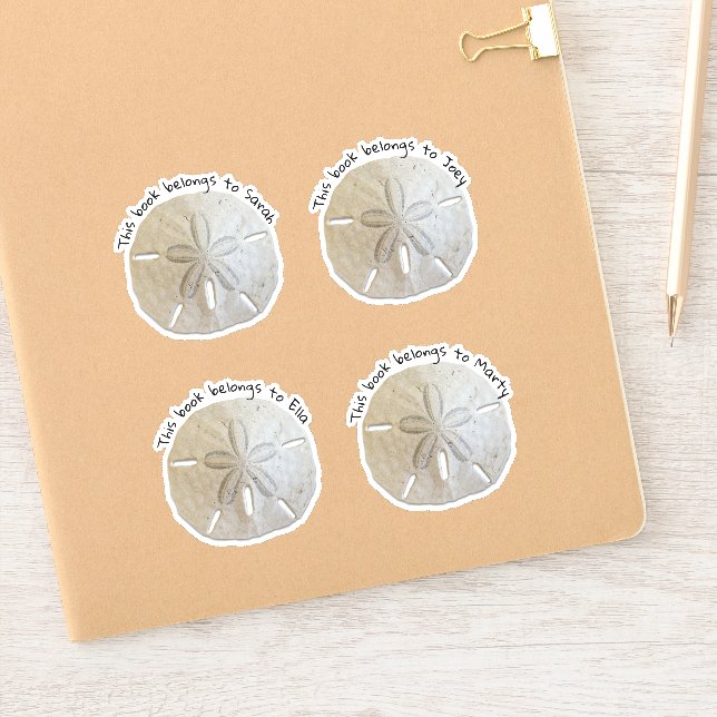 Natural Sand Dollars Custom Text Kids (Notebook)