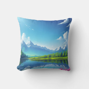 natural scene pillow cushion