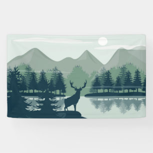 Natural scenery banner