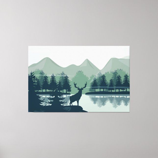 Natural scenery canvas print (Front)