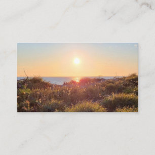 Natural Scenery Photography QR Code Business Card