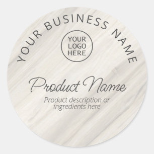 Natural Spa Product Label