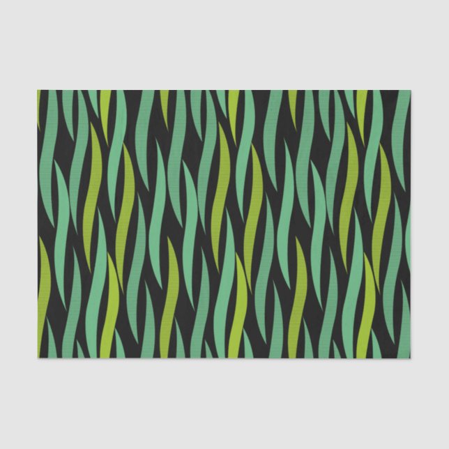Natural Spring Foliage Green Grass Tissue Paper (Front)