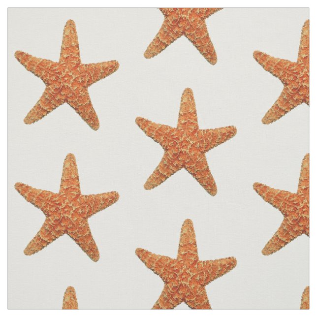 Natural Starfish Photo Fabric (Swatch)
