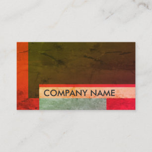 Natural Stone Black Brown Red Grey Business Card