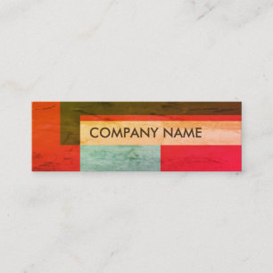 Natural Stone Mini BC, Grey Brown Red Business Card