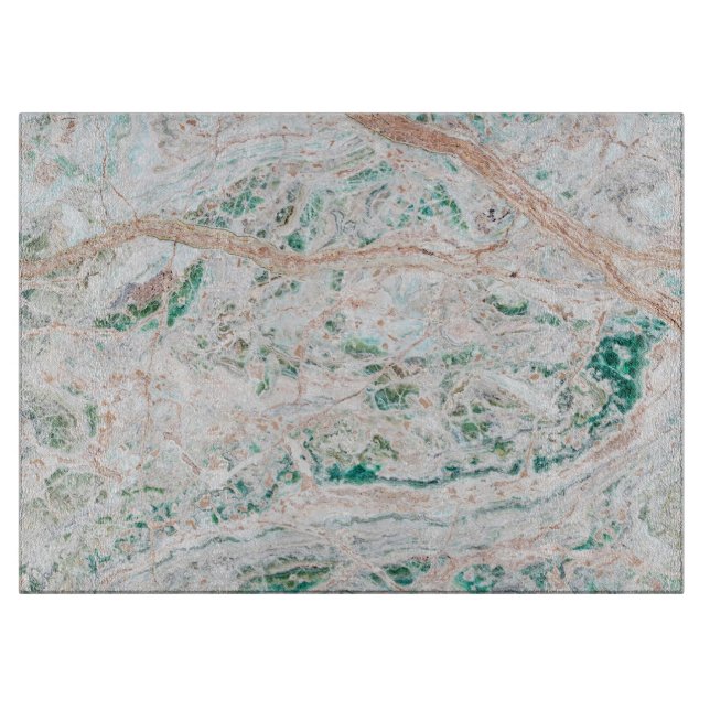 Natural Stone Pattern Glass Cutting Board (Front)