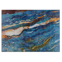Natural Stone Pattern Glass Cutting Board