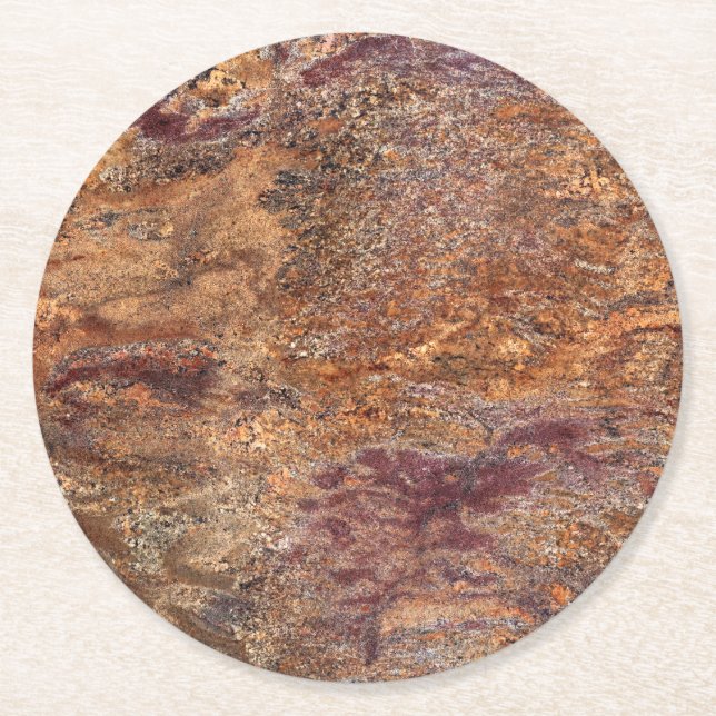 Natural Stone Pattern Paper Coasters (Front)