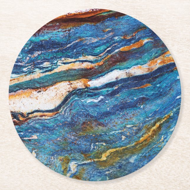 Natural Stone Pattern Paper Coasters (Front)
