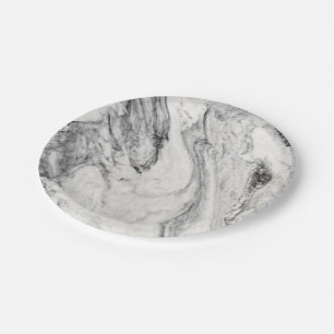 Natural Stone Pattern Paper Plate