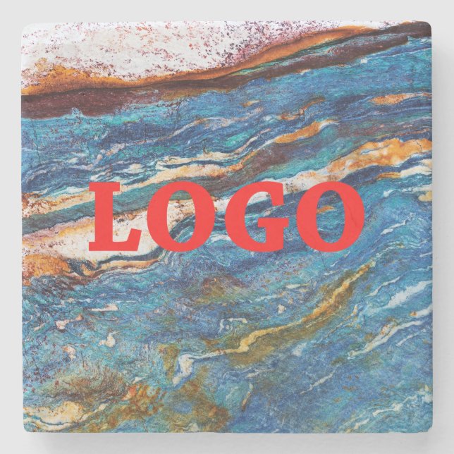 Natural Stone Pattern Stone Coaster (Front)