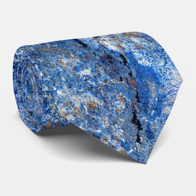 Natural Stone Pattern Tie (Rolled)