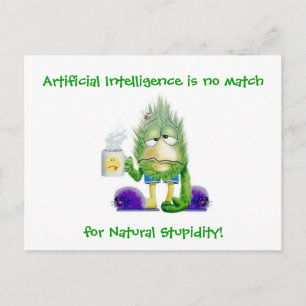 Natural Stupidity Postcard