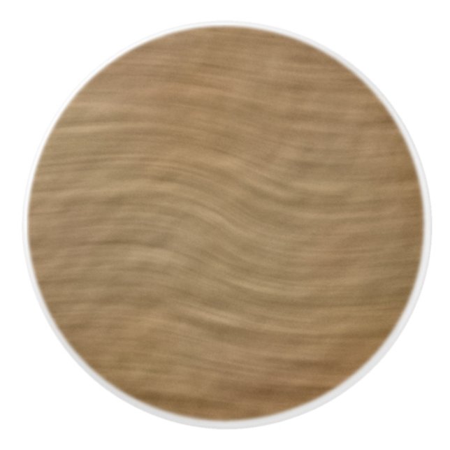 Natural Tan Sandstone Look Background Ceramic Knob (Front)