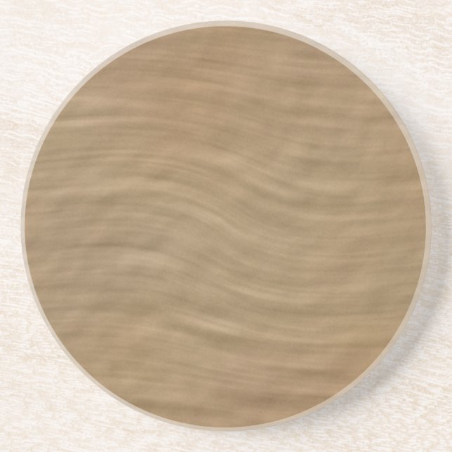 Natural Tan Sandstone Look Background Coaster (Front)