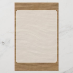 Natural Tan Sandstone Look Background Stationery