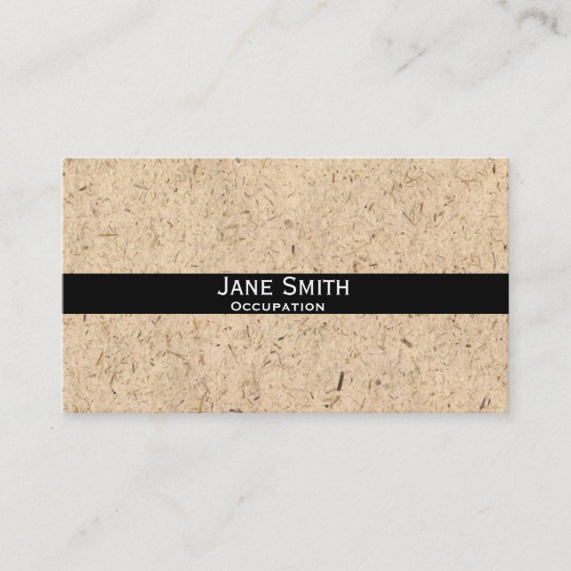 Natural texture stylish modern trendy customisable business card (Front)