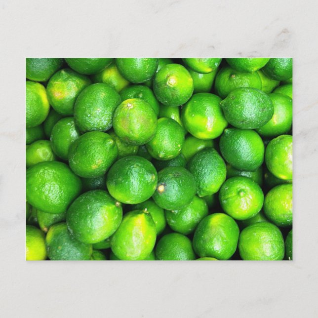 Natural Textures - Limes Postcard (Front)