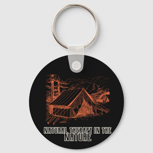 Natural therapy in the Nature Key Ring (Front)