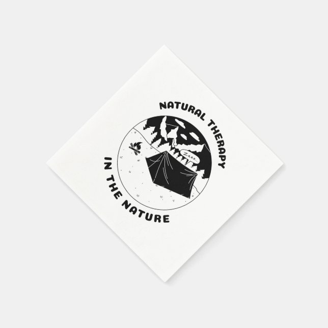 Natural therapy in the nature  napkin (Corner)