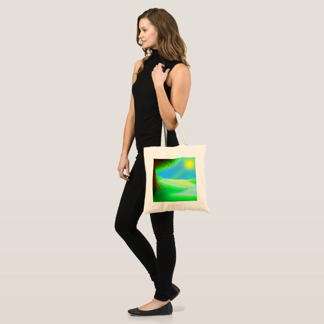 NATURAL TOTE BAG (Front (Model))